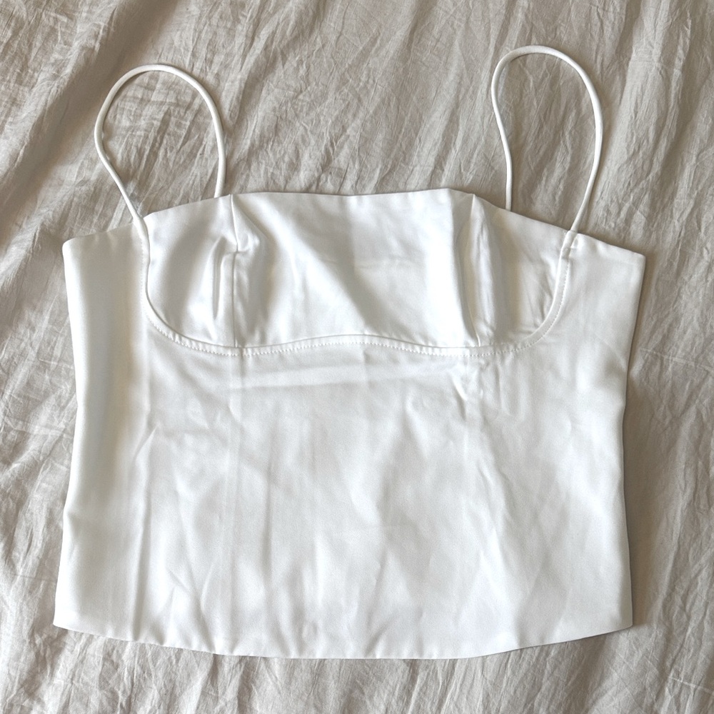 Shein White Spaghetti Strap Top